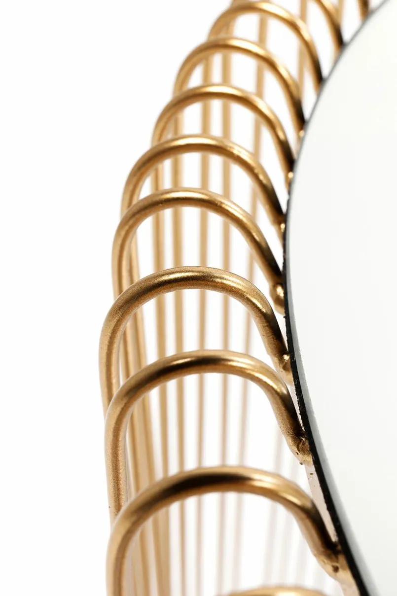 KARE DESIGN Couchtische-Beistelltisch Wire Messing 83457 2er Set Gold