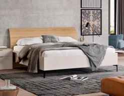 Clara Home Betten-Bett Lousada 180 x 200 cm Grau