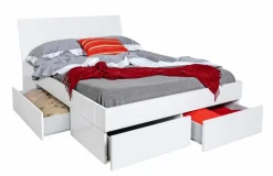 Composad Jugendbetten|Jugendbetten-Bett Mundi 120 x 200 cm Weiß
