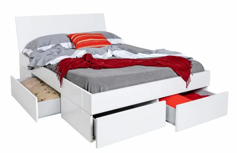 Composad Jugendbetten|Jugendbetten-Bett Mundi 120 x 200 cm Weiß