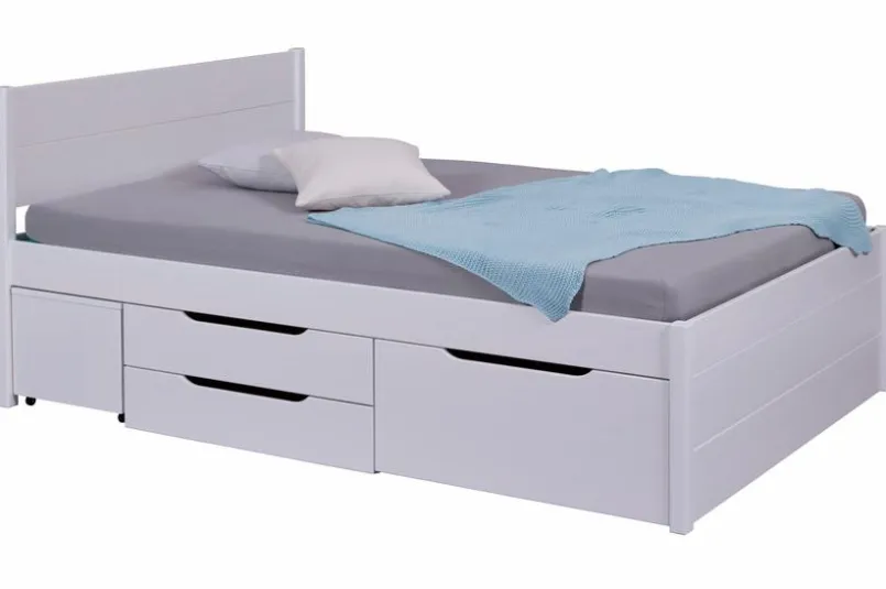 Inter Link Betten-Bett Efetivo 140 x 200 cm Weiß