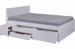 Inter Link Betten-Bett Efetivo 140 x 200 cm Weiß