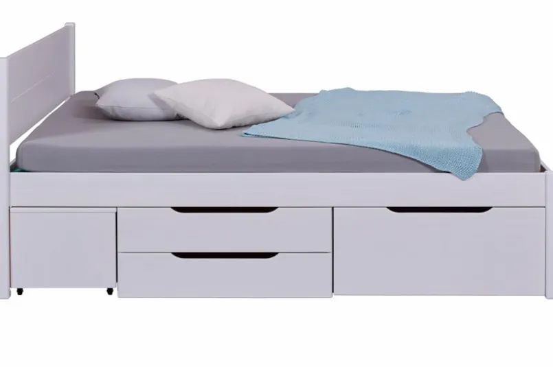 Inter Link Betten-Bett Efetivo 140 x 200 cm Weiß