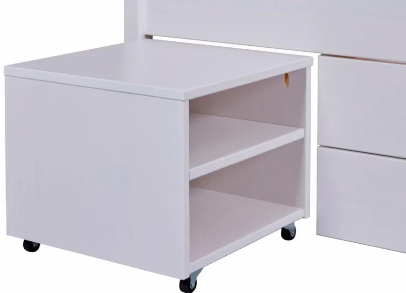 Inter Link Betten-Bett Efetivo 140 x 200 cm Weiß