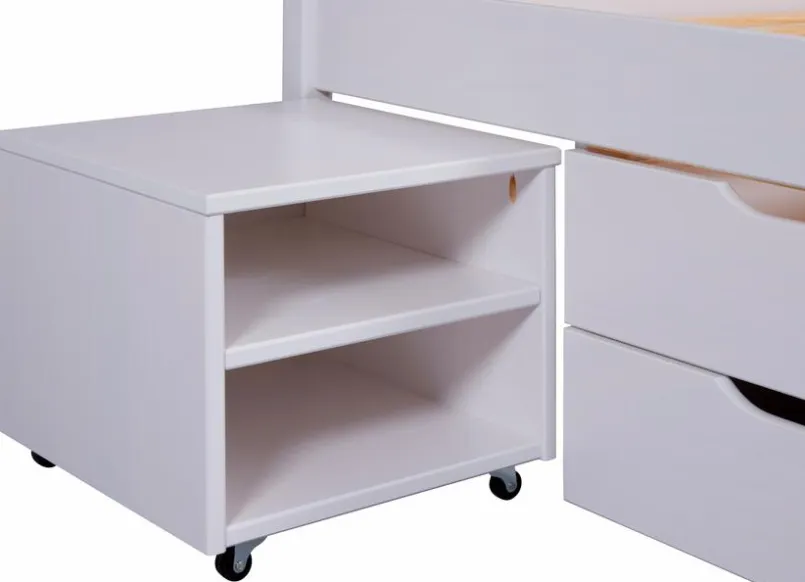 Inter Link Betten-Bett Efetivo 140 x 200 cm Weiß