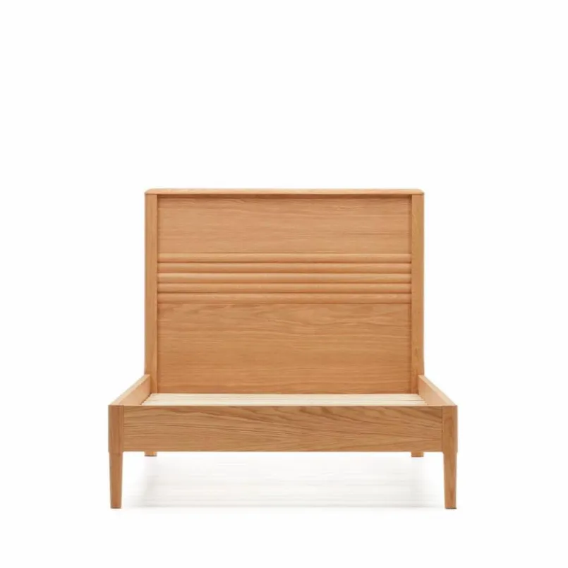 Kave Home Betten-Bett Lenon 90 x 200 cm Eiche
