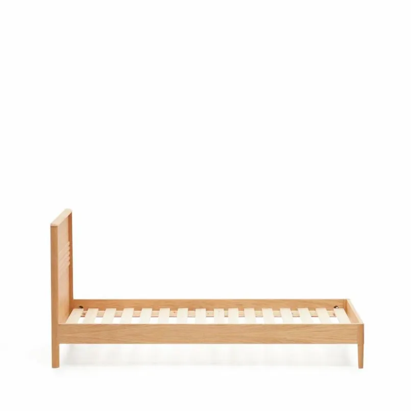 Kave Home Betten-Bett Lenon 90 x 200 cm Eiche