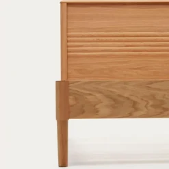 Kave Home Betten-Bett Lenon 90 x 200 cm Eiche