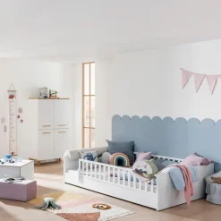 Kinderbetten|Kinderbetten|Paidi Bett Little Flo 140 x 200 cm Kreideweiß