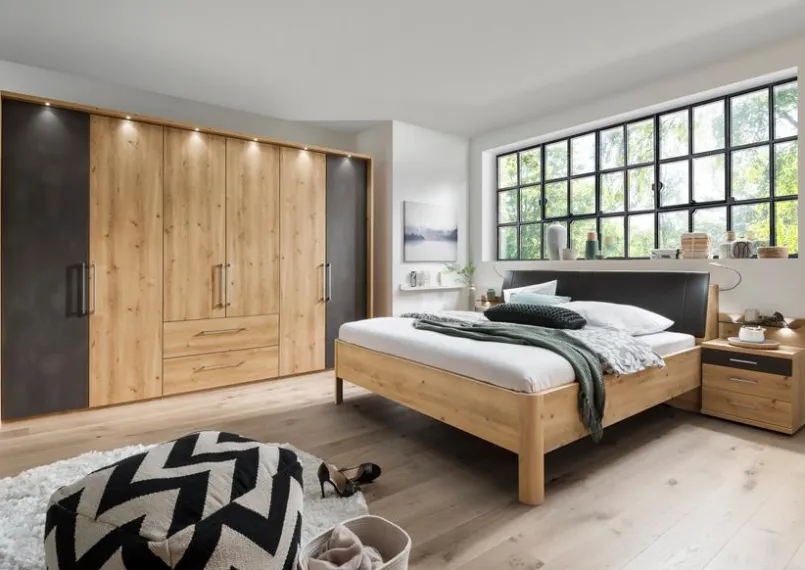 Betten|Wiemann Bett Madrid 180 x 200 cm Eiche