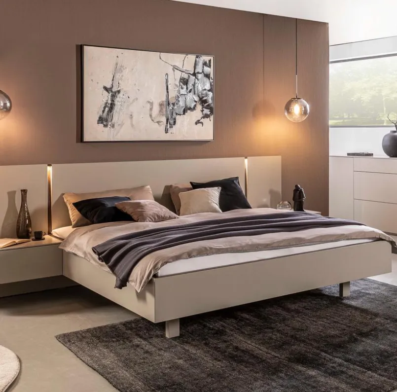 Sormani Betten-Bett Marsala 180 x 200 cm Grau