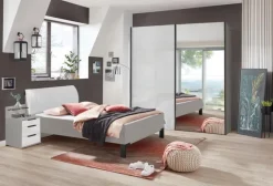 Wiemann Betten-Bett Merida 90 x 200 cm Kieselgrau