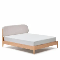 Kave Home Betten-Bett Octavia 160 x 200 cm Esche