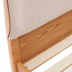 Kave Home Betten-Bett Octavia 160 x 200 cm Esche