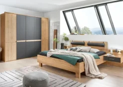 Wiemann Betten-Bett Pasadena 180 x 200 cm Eiche Bianco