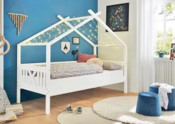 BEGABINO Kinderbetten|Kinderbetten-Bett Susa 90 x 200 cm Weiß