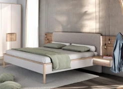 Voglauer Betten-Bett VLacera 180 x 200 cm Taupe
