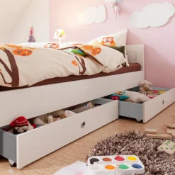 Jugendbetten|Jugendbetten|WIMEX Bettkasten Filou 2er Set Weiß