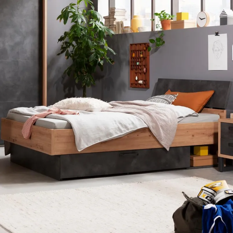 Jugendbetten|Jugendbetten|Composad Bettkasten Lafabrica Grau