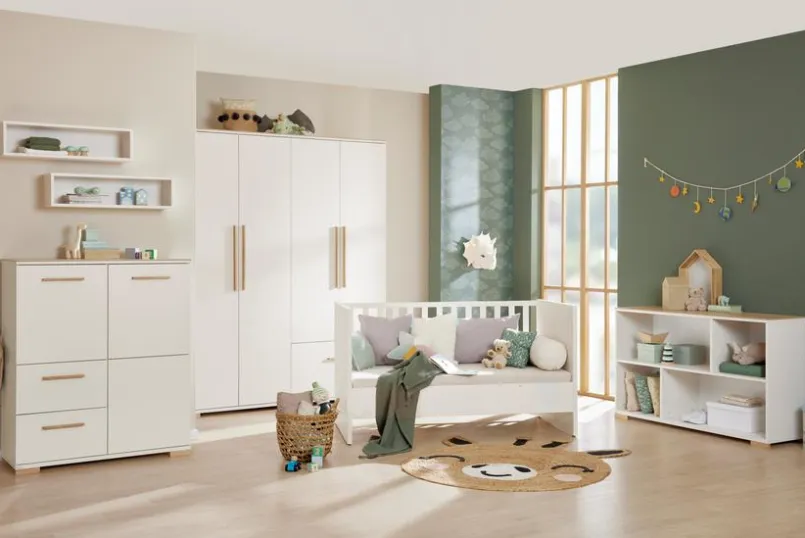 Paidi Babybetten|Babybetten-Bettseiten Enie 2er Set Off White
