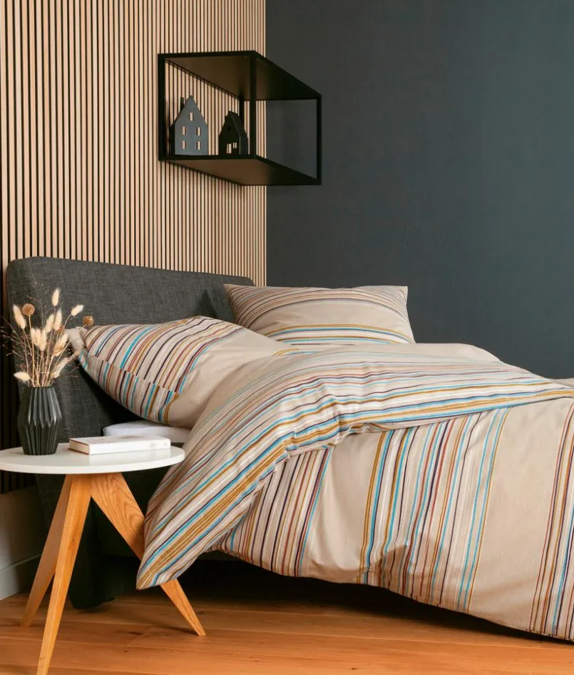 Janine Design Bettwäsche-Bettwäsche Davos 155 x 220 cm Sand