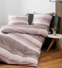 Bettwäsche|Janine Design Bettwäsche Palermo 135 x 200 cm Rosenholz
