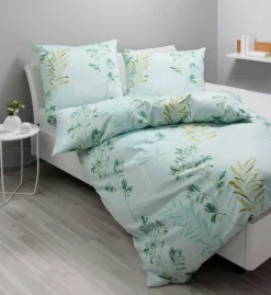 Janine Design Bettwäsche-Bettwäsche Palermo 135 x 200 cm Salbei