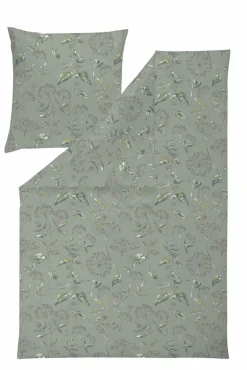 ESTELLA Bettwäsche-Bettwäsche Pintura 135 x 200 cm Salbei