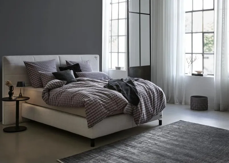 Bettwäsche|JOOP! Bettwäsche Soft Mesh 135 x 200 cm Stone