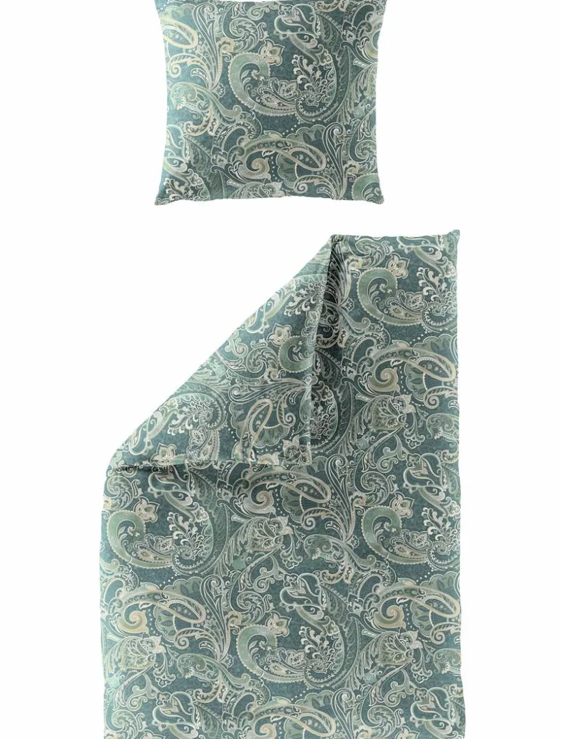 Bierbaum Bettwäsche-Bettwäsche 155 x 220 cm Jade