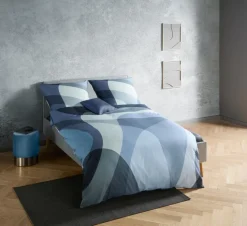 fleuresse Bettwäsche-Bettwäsche Bed Art S 135 x 200 cm Blau