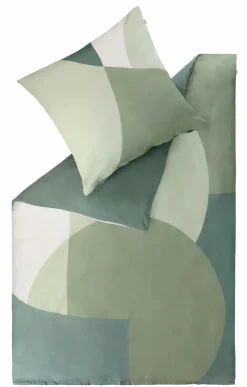 Bettwäsche|SCHÖNER WOHNEN-Kollektion Bettwäsche Bold 155 x 220 cm Grün