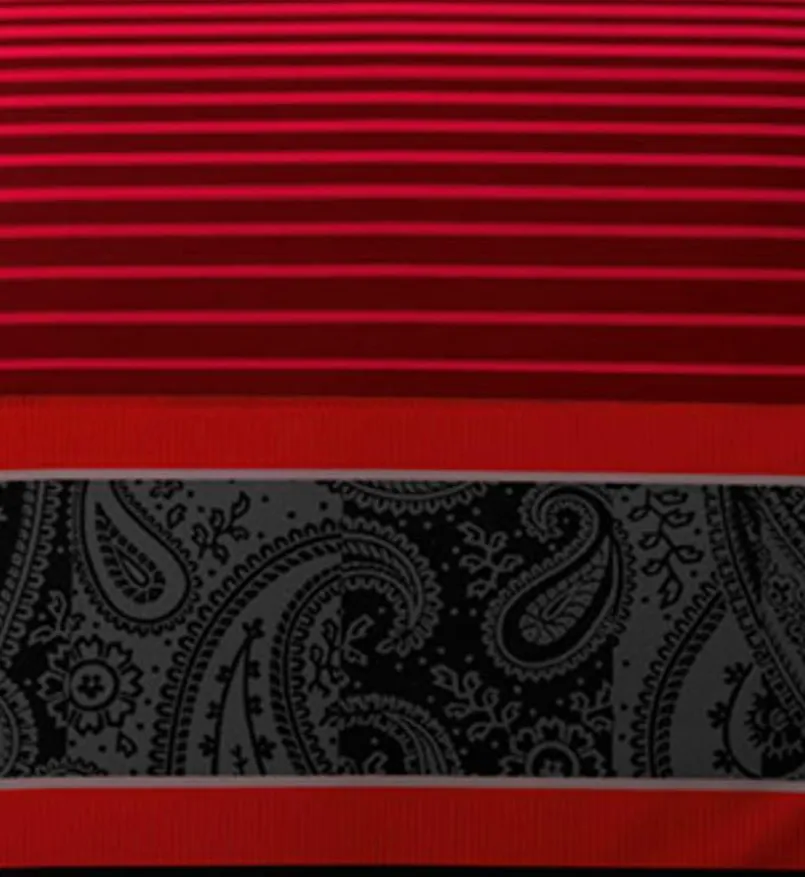 Kleine Wolke Bettwäsche-Bettwäsche Cambridge 135 x 200 cm Rot