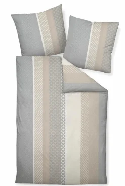 Bettwäsche|Janine Design Bettwäsche Davos 155 x 220 cm Silber