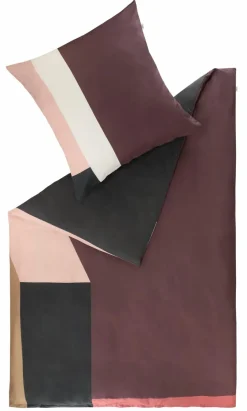 Bettwäsche|SCHÖNER WOHNEN-Kollektion Bettwäsche Jolie 155 x 220 cm Rot