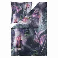ESTELLA Bettwäsche-Bettwäsche Kendra 135 x 200 cm Aubergine