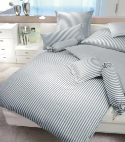 Janine Design Bettwäsche-Bettwäsche Modern Classique 135x200cm Grau
