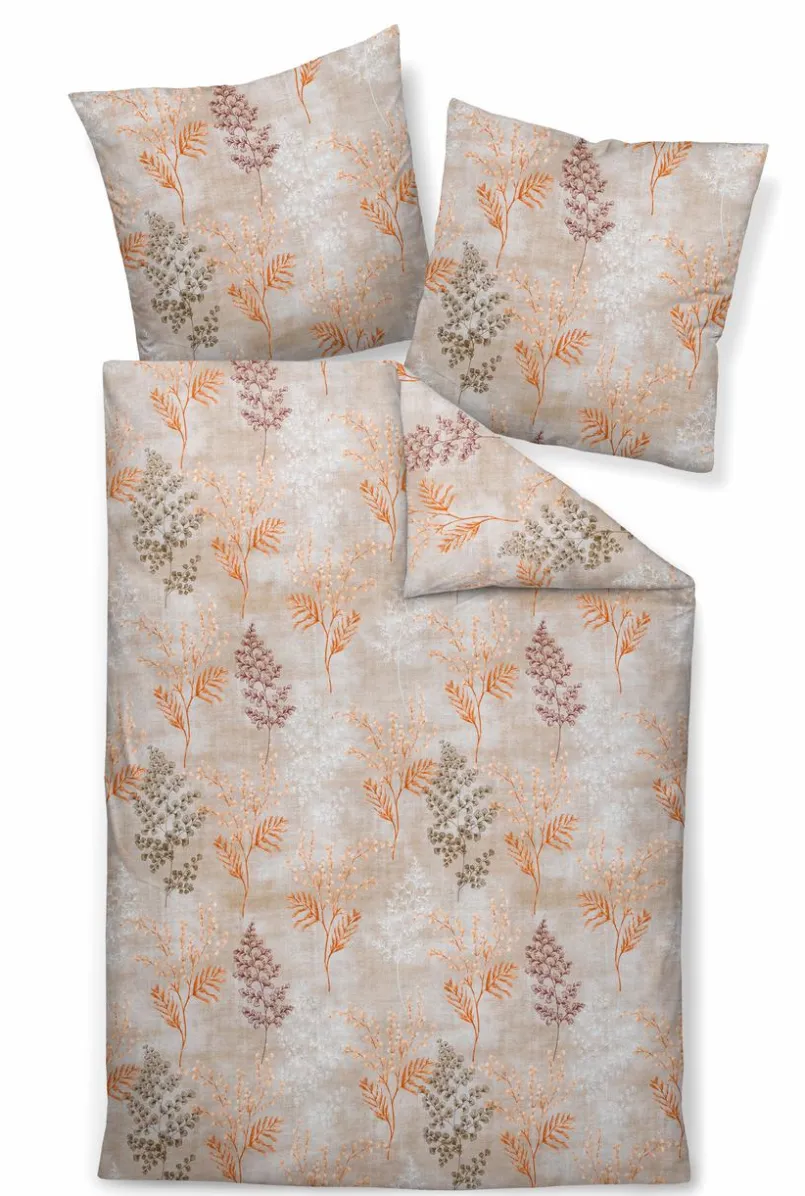 Bettwäsche|Janine Design Bettwäsche Palermo 155 x 220 cm Beige