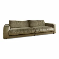Sormani Sofas & Couches-Bigsofa Bergamo Oliv Velvet