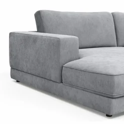 RAUM.FREUNDE Sofas & Couches-Bigsofa Juni Light Grey