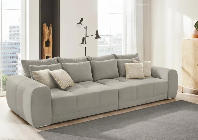 Sofas & Couches| Bigsofa Moldau Mittelgrau