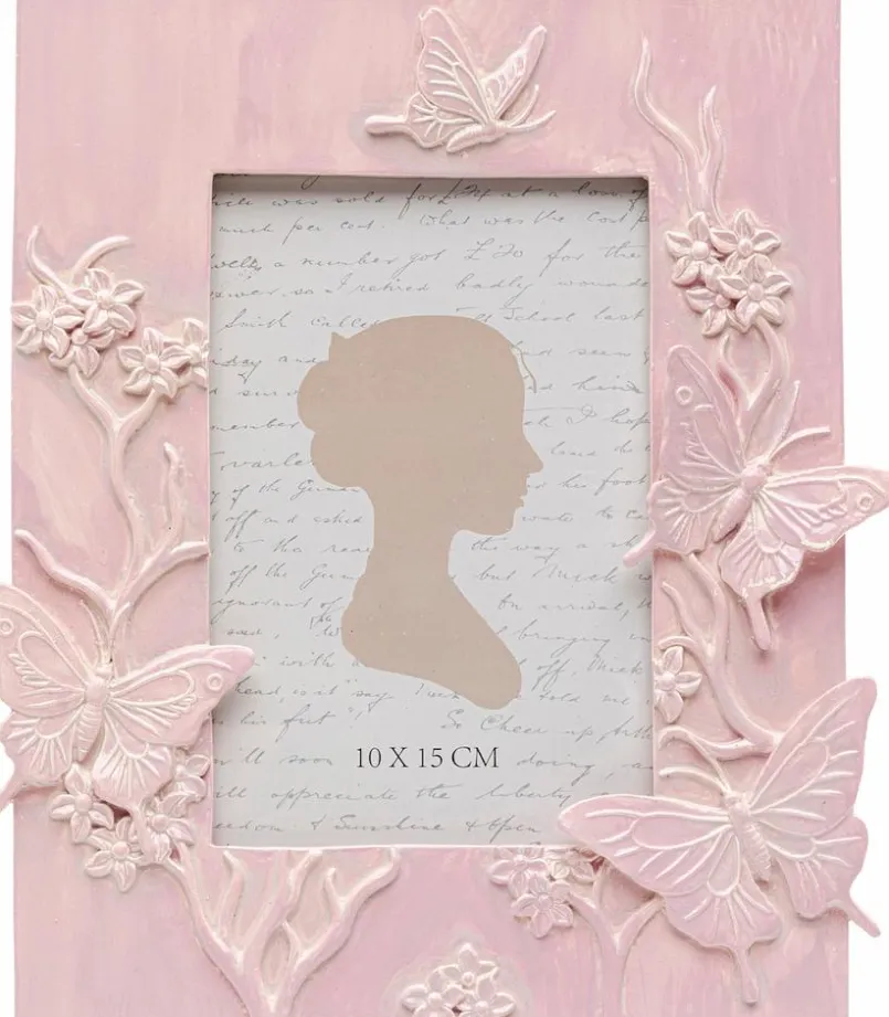 Bilderrahmen|KARE DESIGN Bilderrahmen Butterfly 19 x 22,1 cm Rosa