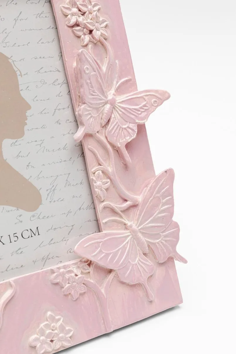 Bilderrahmen|KARE DESIGN Bilderrahmen Butterfly 19 x 22,1 cm Rosa