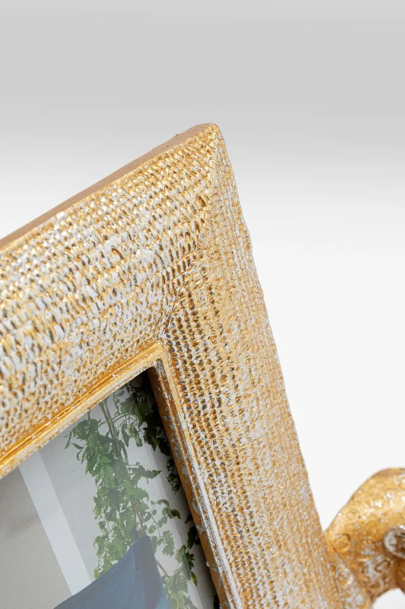 KARE DESIGN Bilderrahmen-Bilderrahmen Leopard 27,5 x 22,5 cm Gold