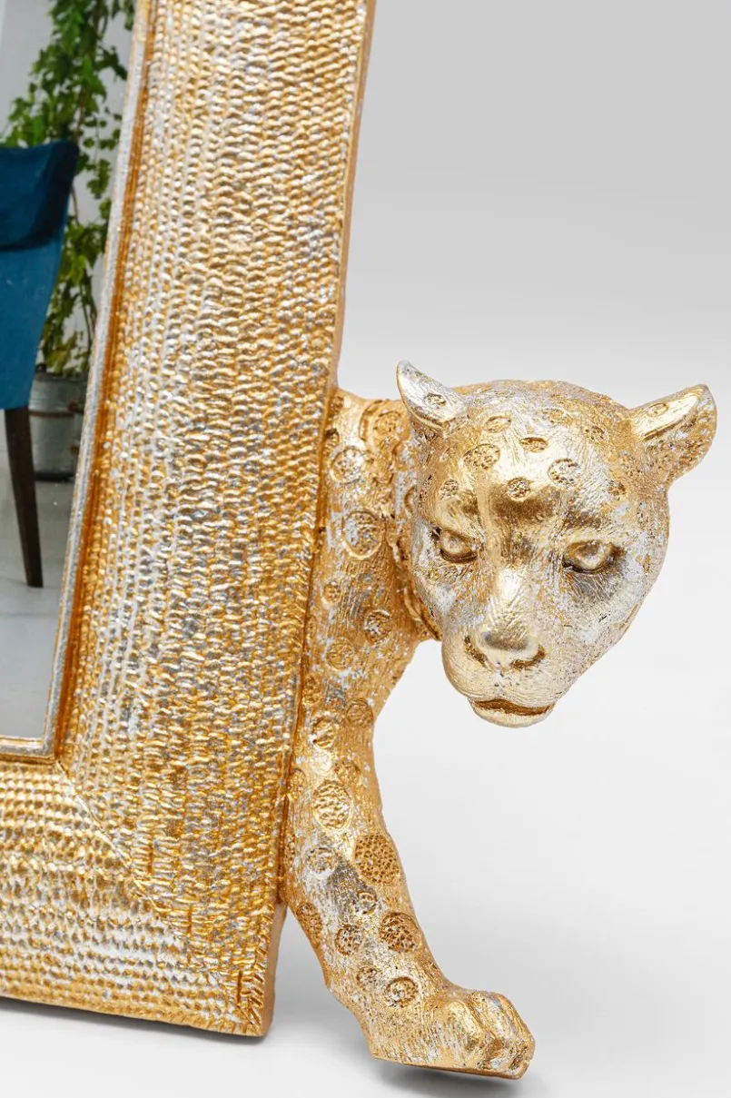 KARE DESIGN Bilderrahmen-Bilderrahmen Leopard 27,5 x 22,5 cm Gold