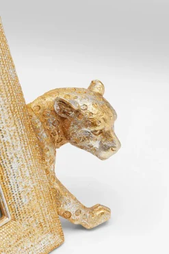 KARE DESIGN Bilderrahmen-Bilderrahmen Leopard 27,5 x 22,5 cm Gold