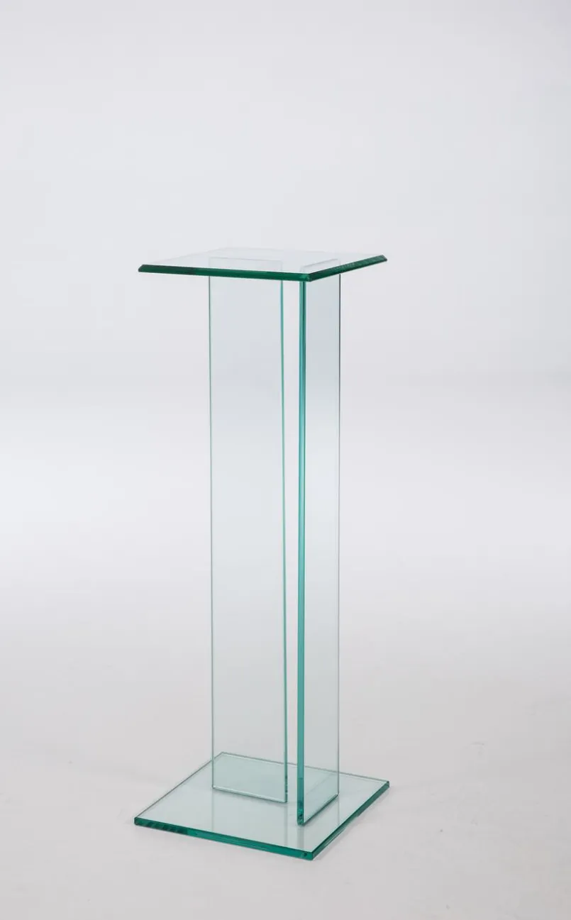 Blumenständer|Couchtische-Blumensäule Flower Transparent