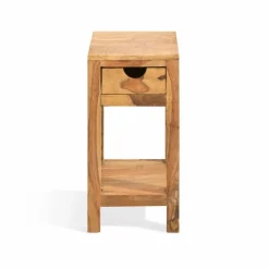 Blumenständer|Couchtische|WOLFMÖBEL Blumensäule Yoga Sheesham