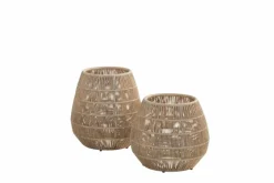 Pflanzenkübel & Blumentöpfe|idyl Blumentopf Vaxa 60 x 62 x 60 cm Natur
