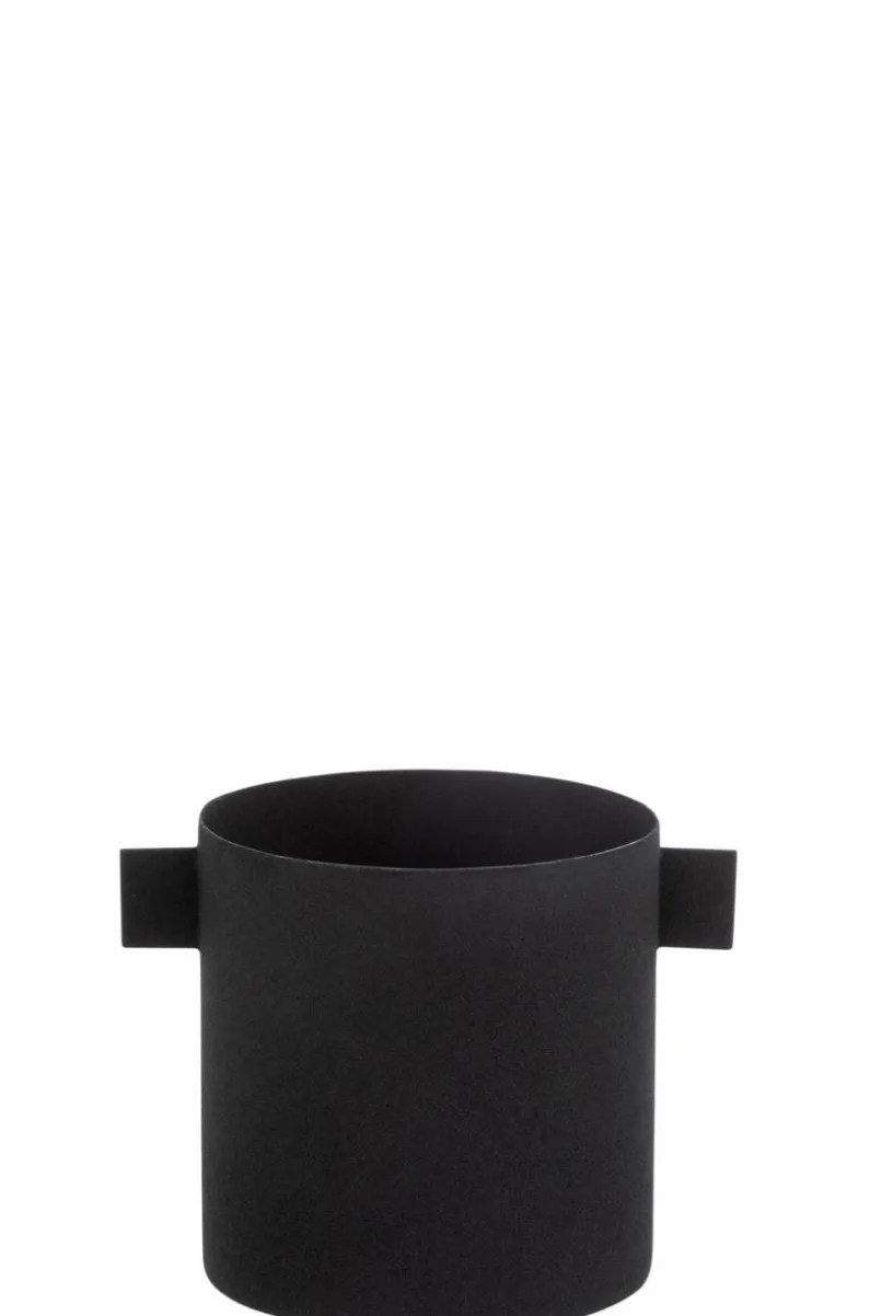 Pflanzenkübel & Blumentöpfe|DAHEIM Blumentopf Boho Schwarz